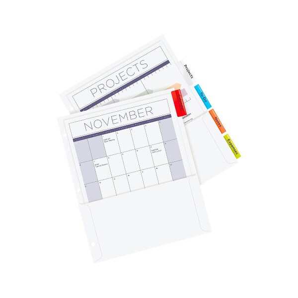 Pocket and Tab Binder Dividers Avery Brand